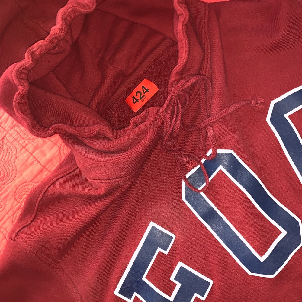 FEAR OF GOD 424 2016 VARSITY HOODIE COLLAB